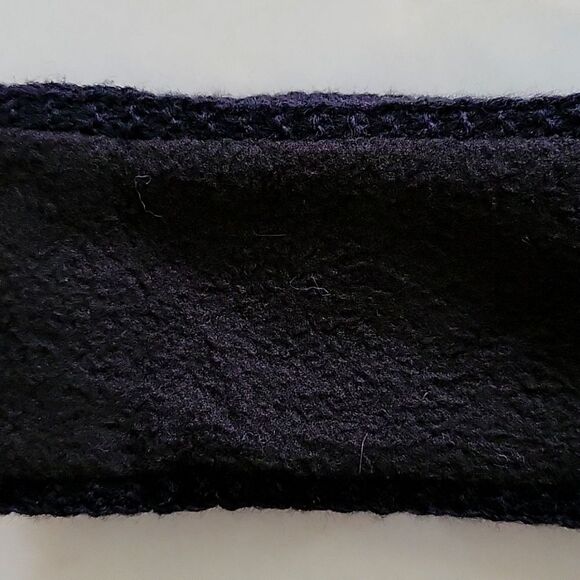 NWT Knit headband ear warmer with velour lining - Picture 3 of 4
